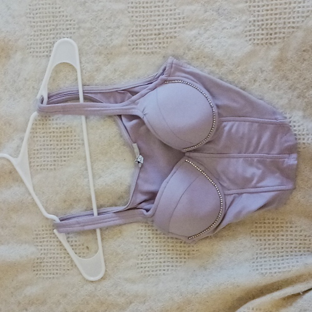 Bla she lavender bustier